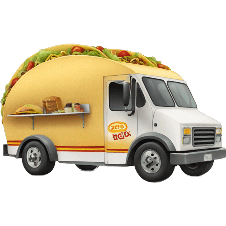 big taco truck emoji