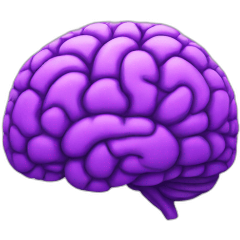 purple brain emoji