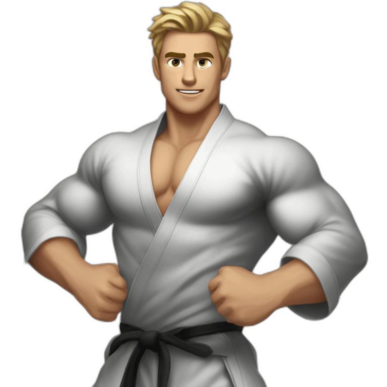 posh-muscle-boy-with-judogi emoji