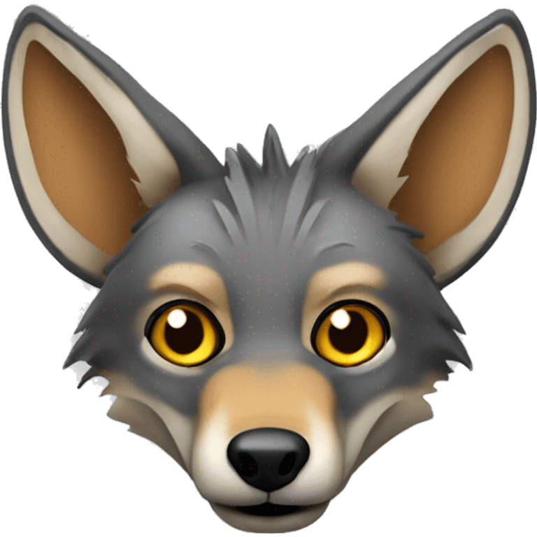 A drunk wild jackal  emoji