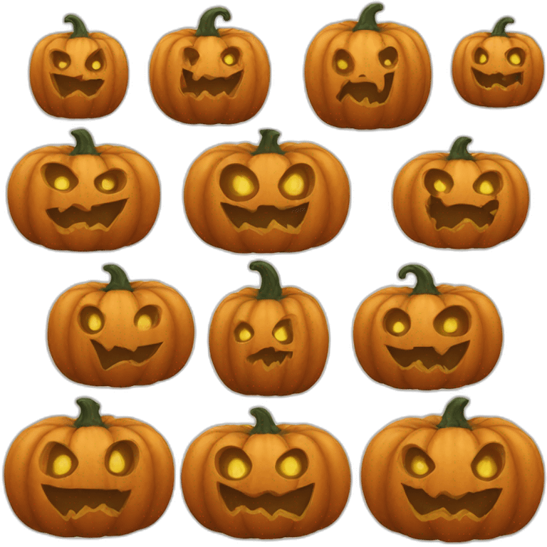 scary halloween pumpkin emoji