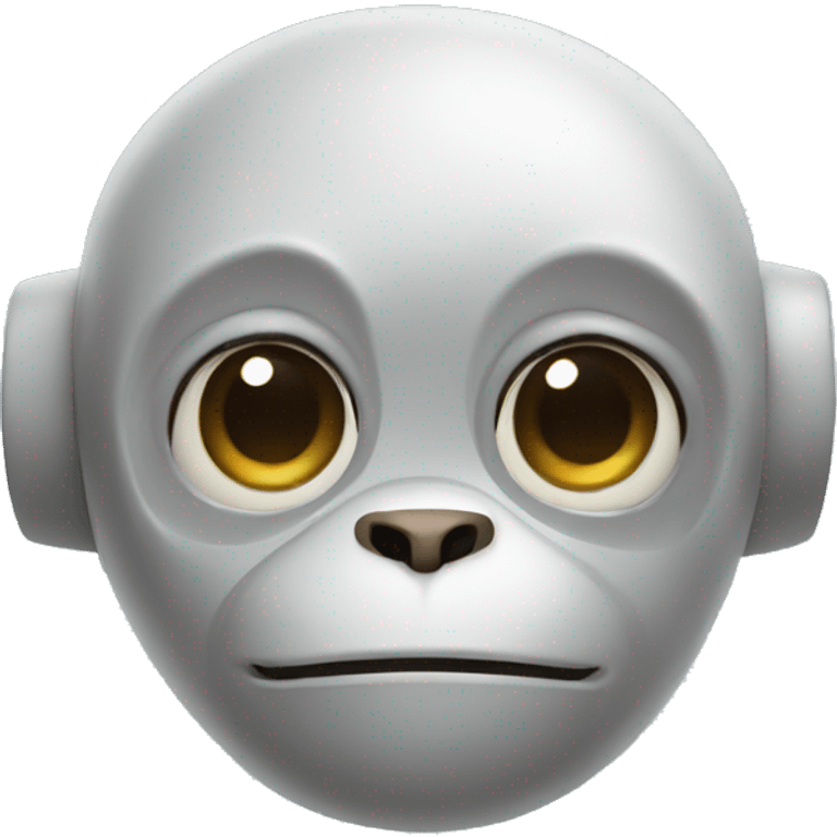 Cute AI robot monkey Webb emoji