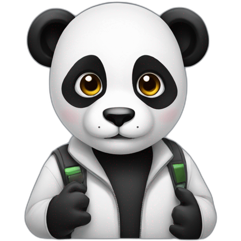 Panda-programmer emoji