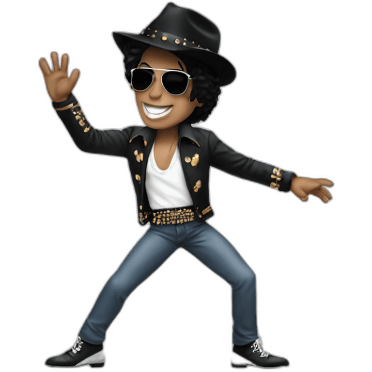 michael jackson dancing emoji