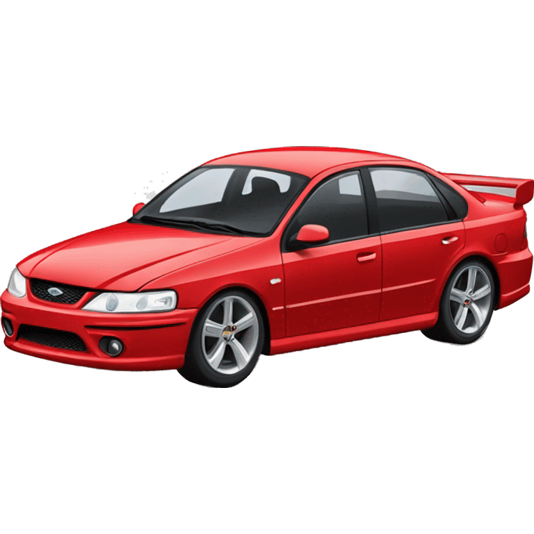 Red ford falcon bf xr6 turbo intercooler  emoji