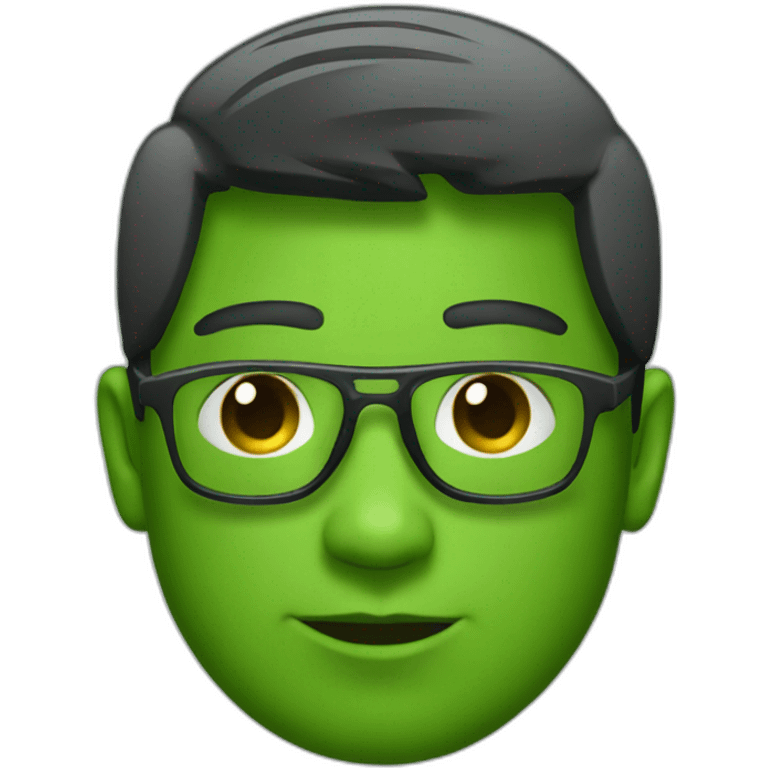 Dj fondo verde  emoji