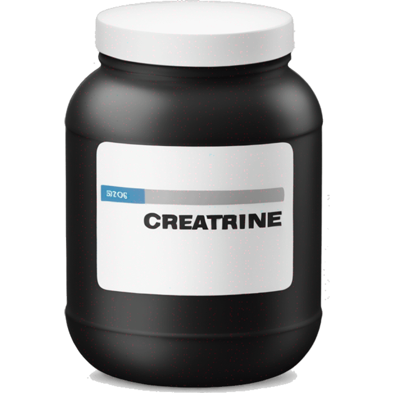 big pot of Creatine black emoji