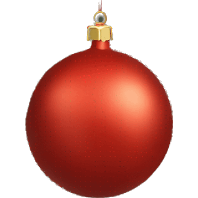 red christmas ball ornament emoji