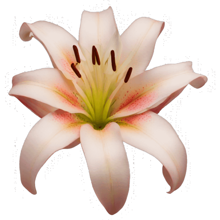 Rose lily emoji