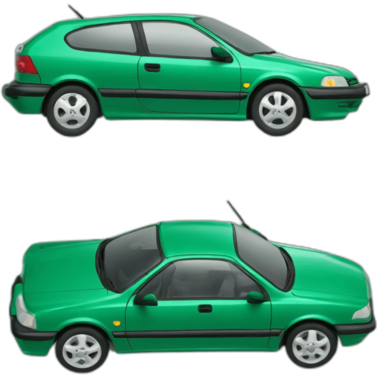 Green 1995 opel astra tourism emoji