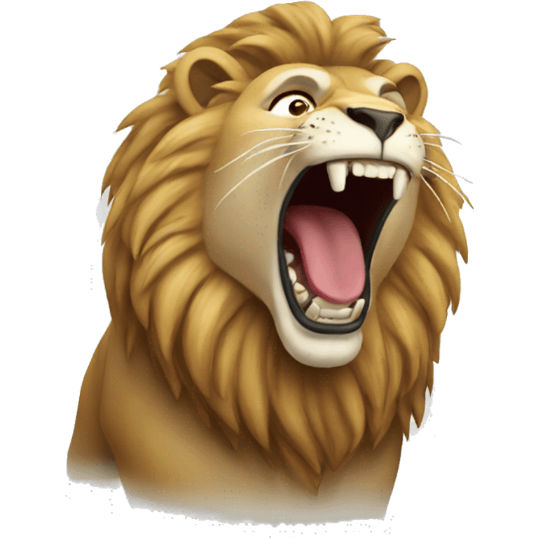 lion roaring emoji