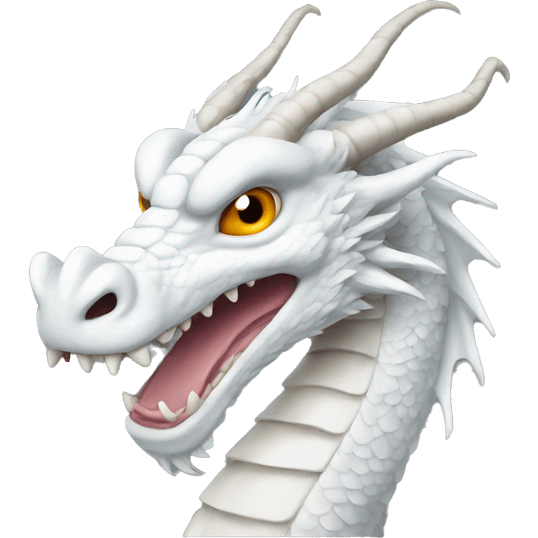 White Japanese Dragon emoji