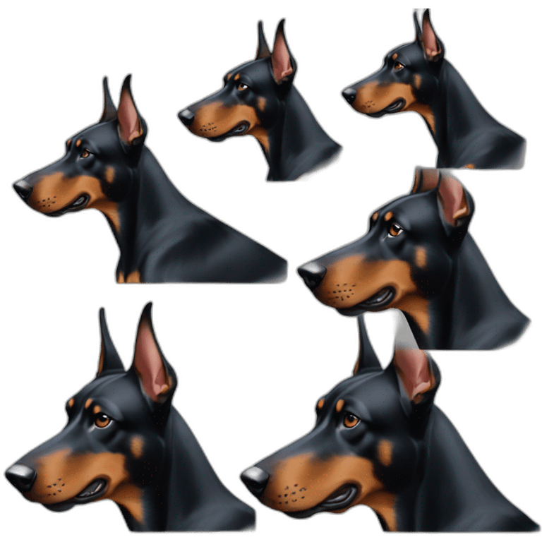 Dobermann training  emoji