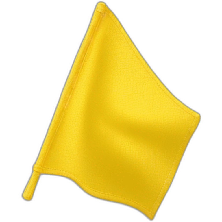 yellow penalty flag emoji