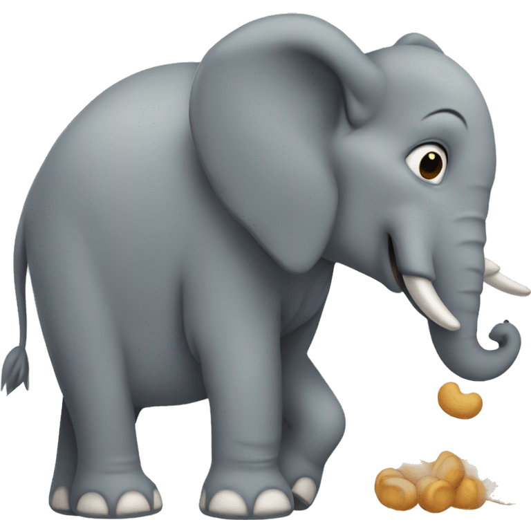 Elephant paying for peanuts  emoji