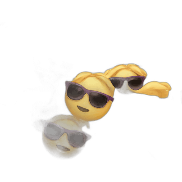 boobs with sunglasses emoji