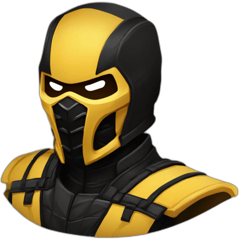 mortal kombat Scorpion as bitmoji emoji