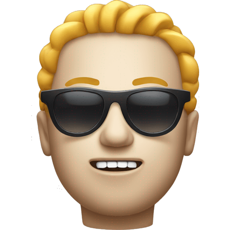 zipper-mouth face with sunglasses emoji