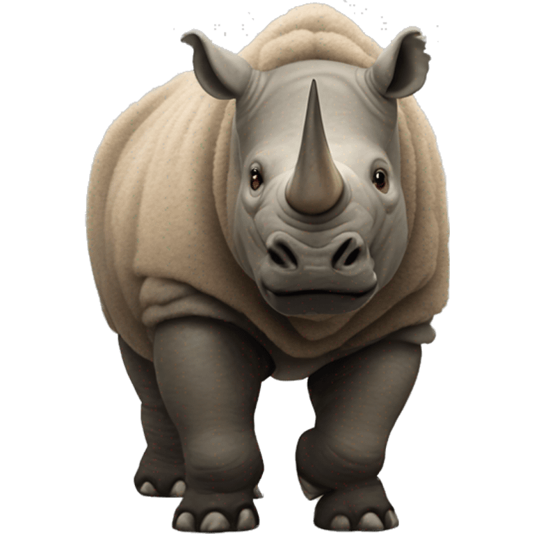 woolly-rhino-no-horns emoji