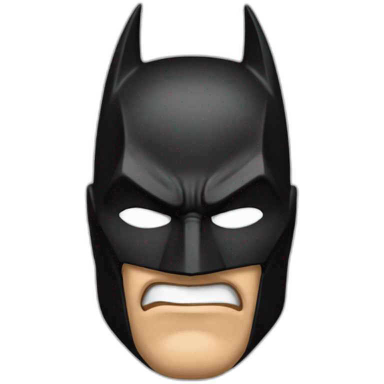 Batman face emoji