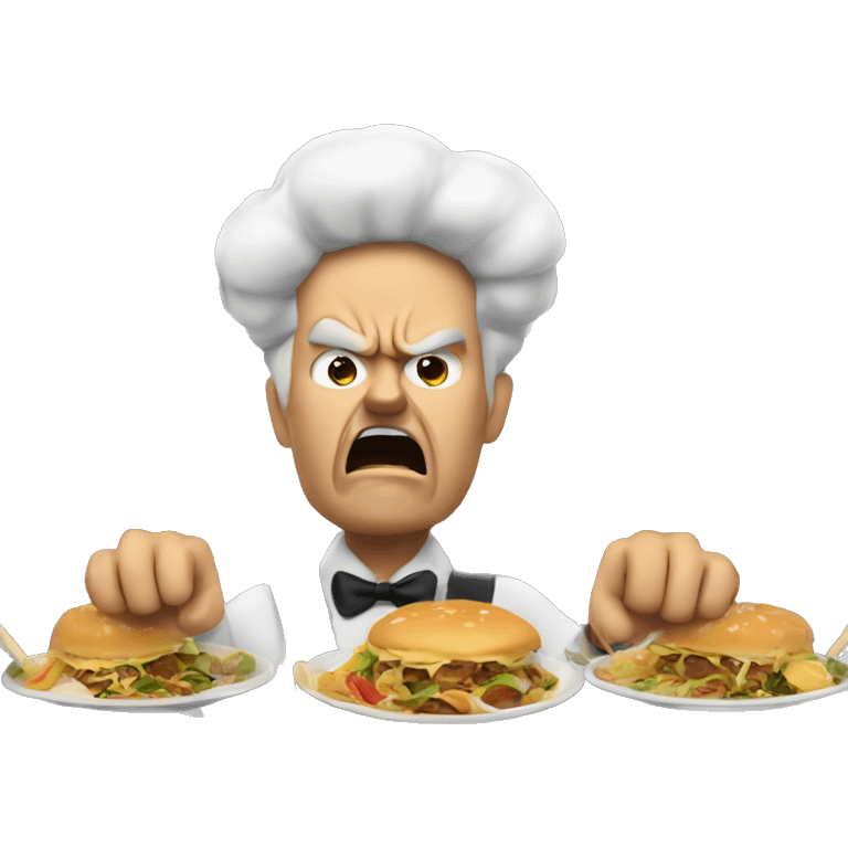 angry buffet  emoji