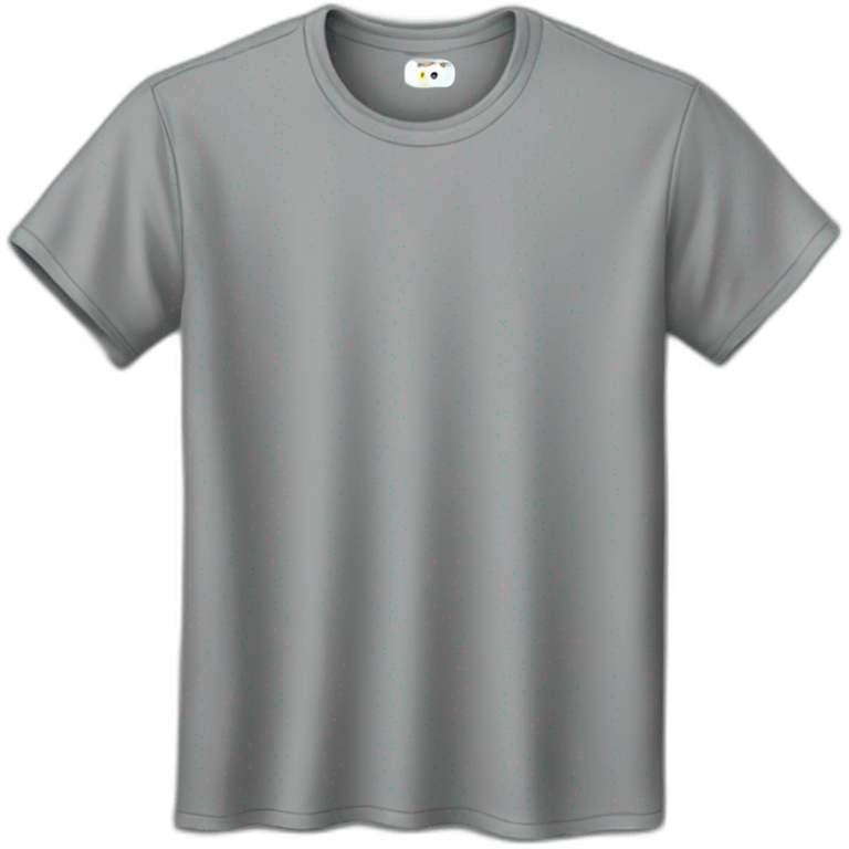 black round neck t-shirt emoji