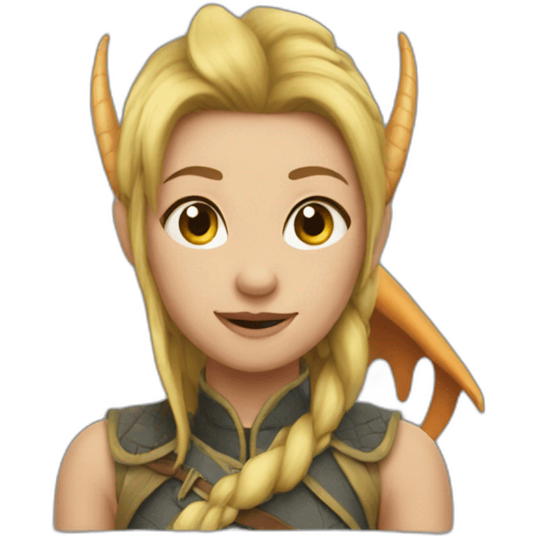 Angela the dragon emoji