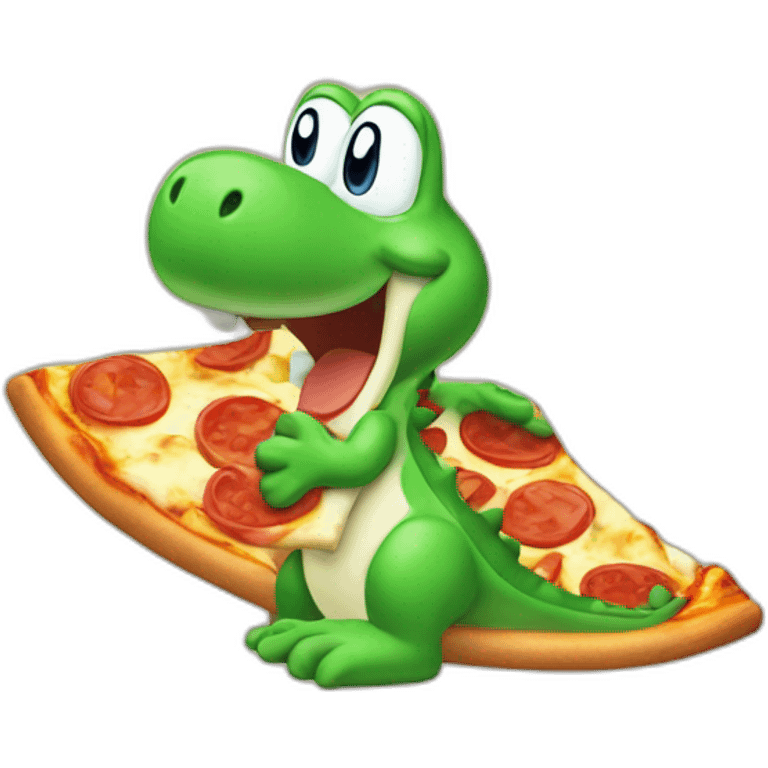 Yoshi pizza emoji