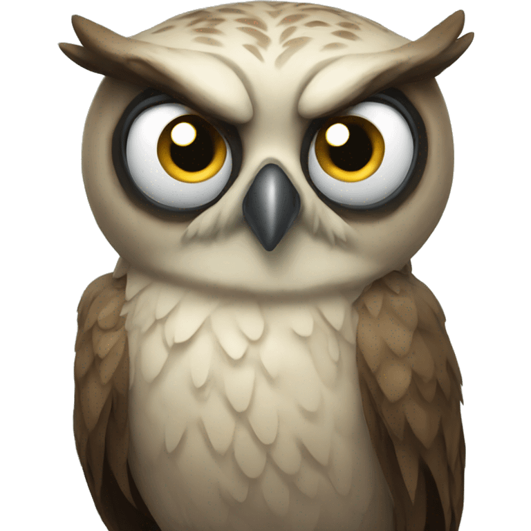 Scary Owl emoji