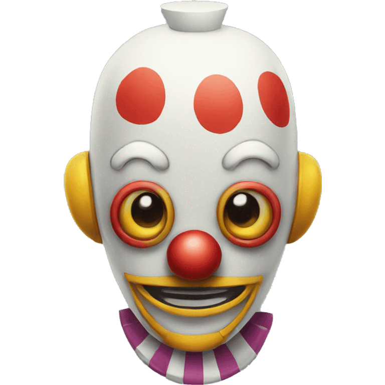 Clown robot emoji