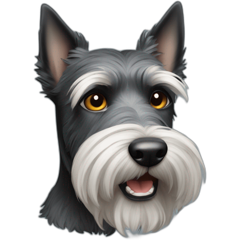 Scottish terrier blackeye black dog emoji