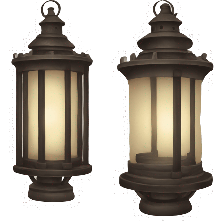 antique lantern emoji