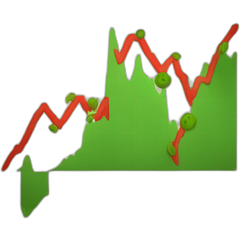 Trading chart emoji