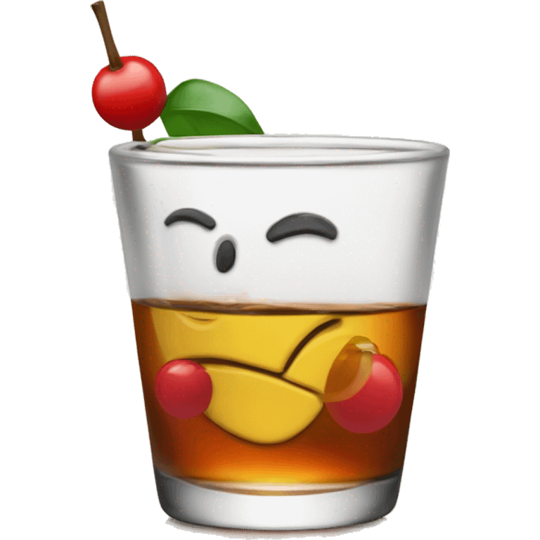 Shot of Bacardi emoji