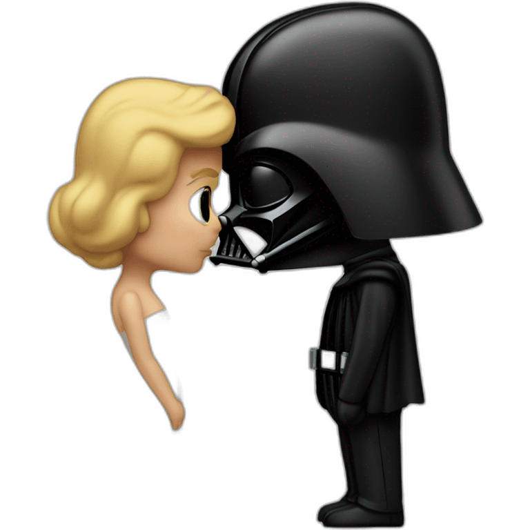 Donald trump kissing darth Vader pov emoji