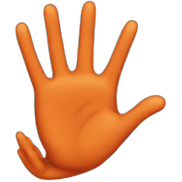 hands forming a fox emoji