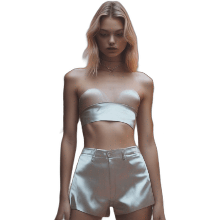 Elyse Taylor, david bellemere, Bare belly, Wings, Choker, Bathed in shadows, FOV 90 degrees, short lighting, L USM, Cold Colors, gilded technique, extremely hyper aesthetic, absurdres emoji