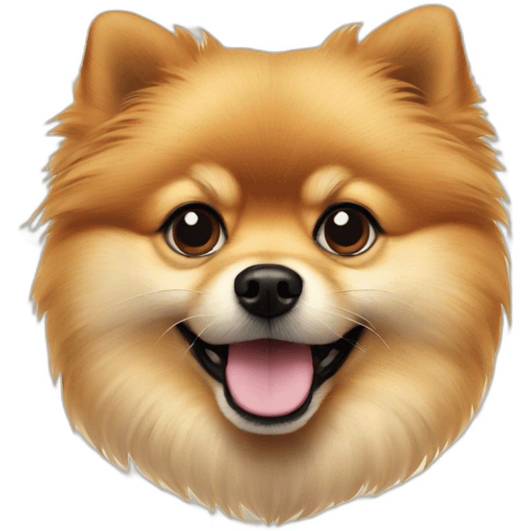 pomeranian dog blueprint emoji