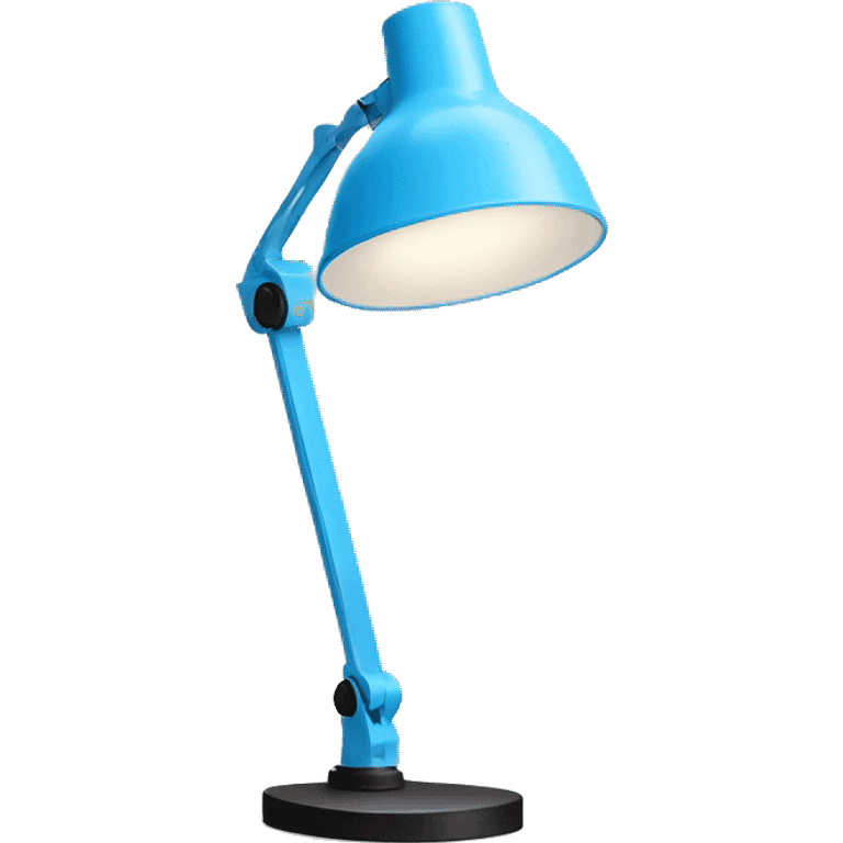 sky blue ikea work lamp emoji