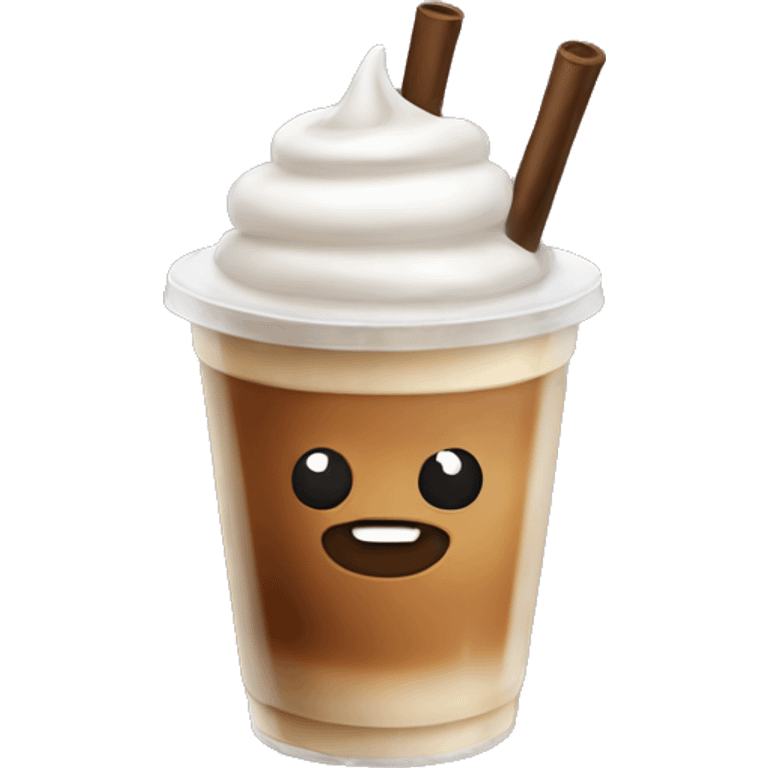 Iced shaken expresso  emoji