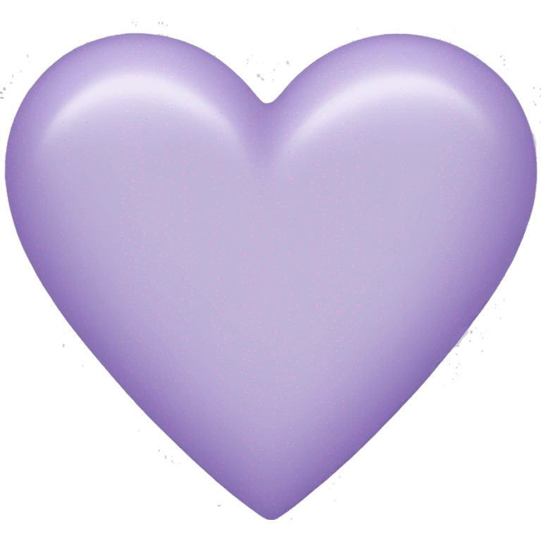 pale lavender heart emoji