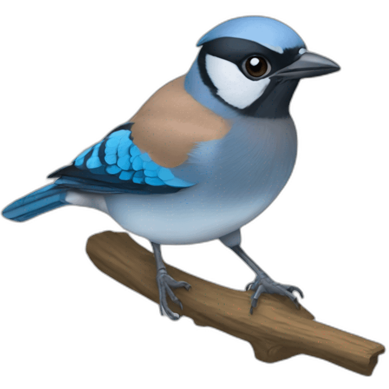 Eurasian jay emoji