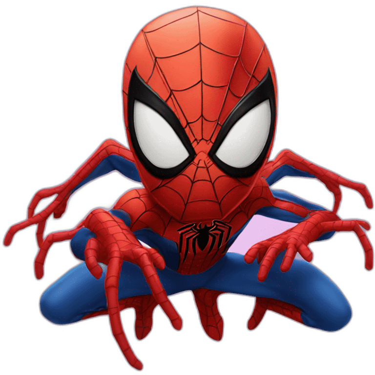 Spider-man scary emoji