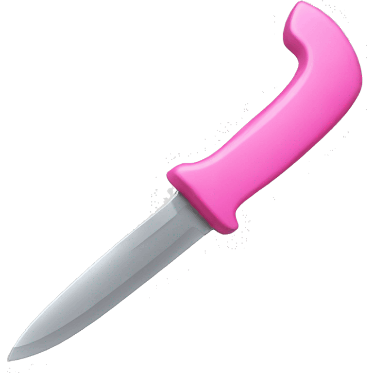 pink knife emoji