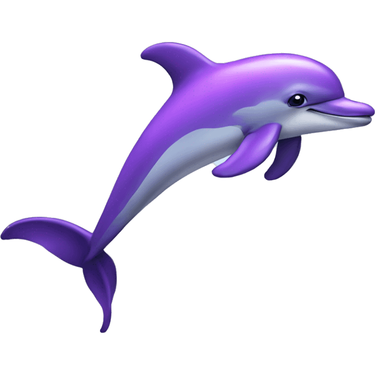 purple dolphin  emoji