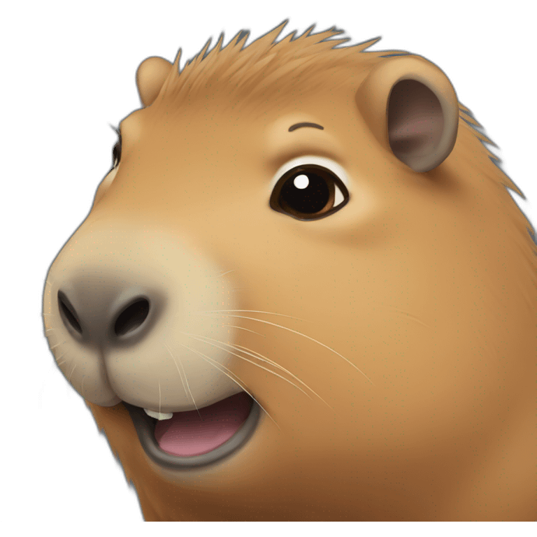 Capybara crying emoji