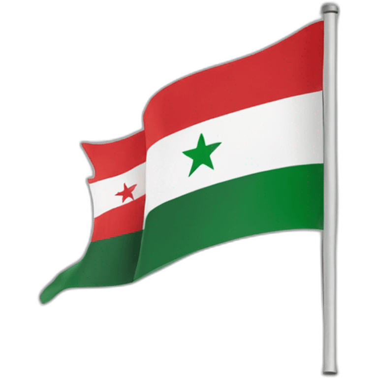 Independent Syria flag emoji