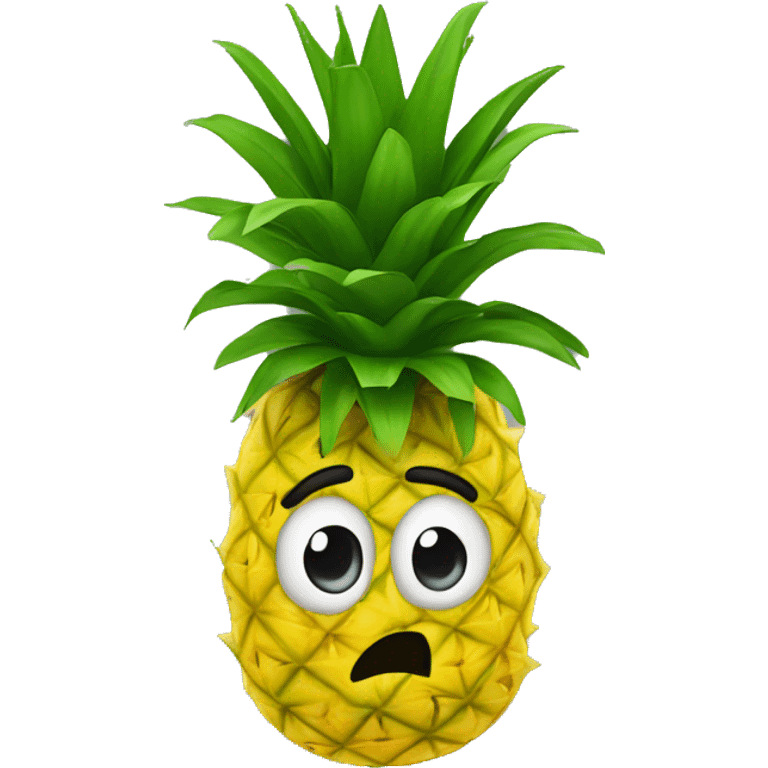 Upside down pineapple  emoji