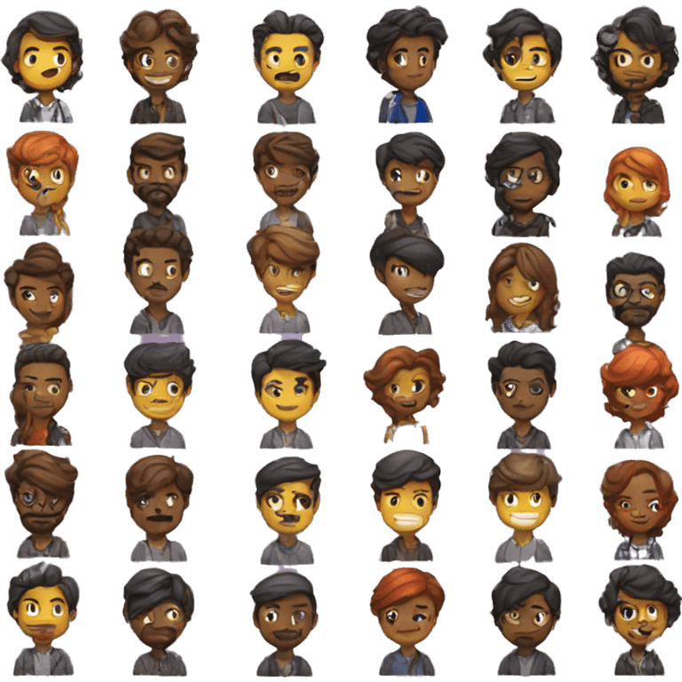 people working in game industry emoji