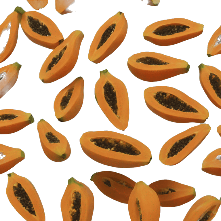 papaya emoji